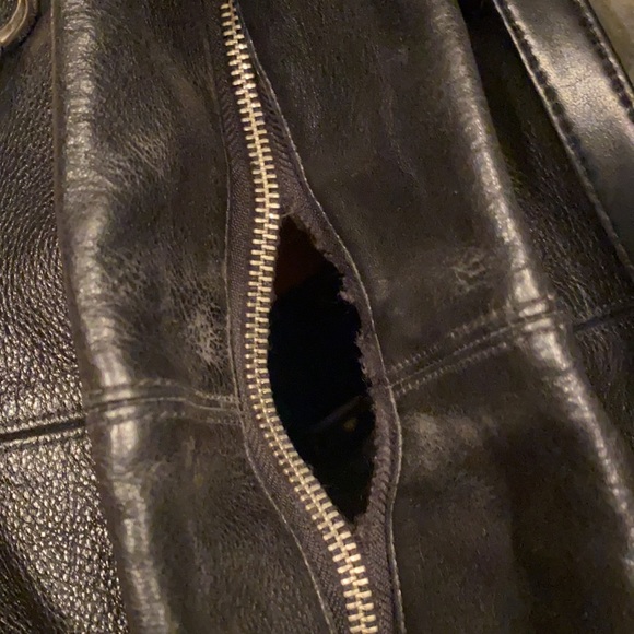 Coach Leather Satchel Bag - Picture 3 of 4